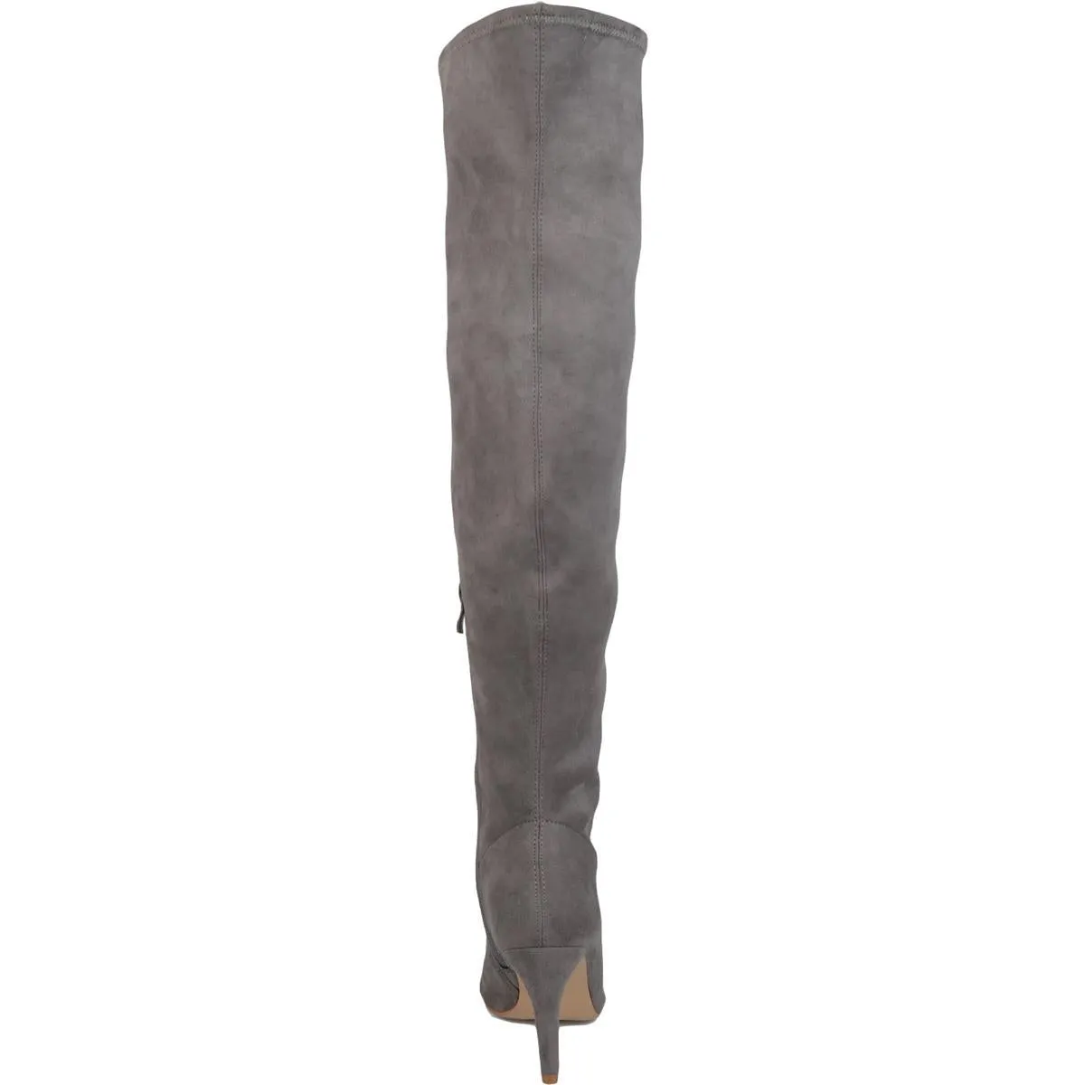 Trill Womens Faux Suede Pull On Over-The-Knee Boots