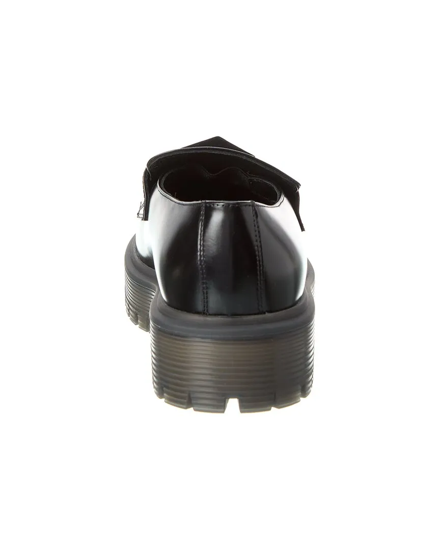 Valentino One Stud 45 Leather Loafer