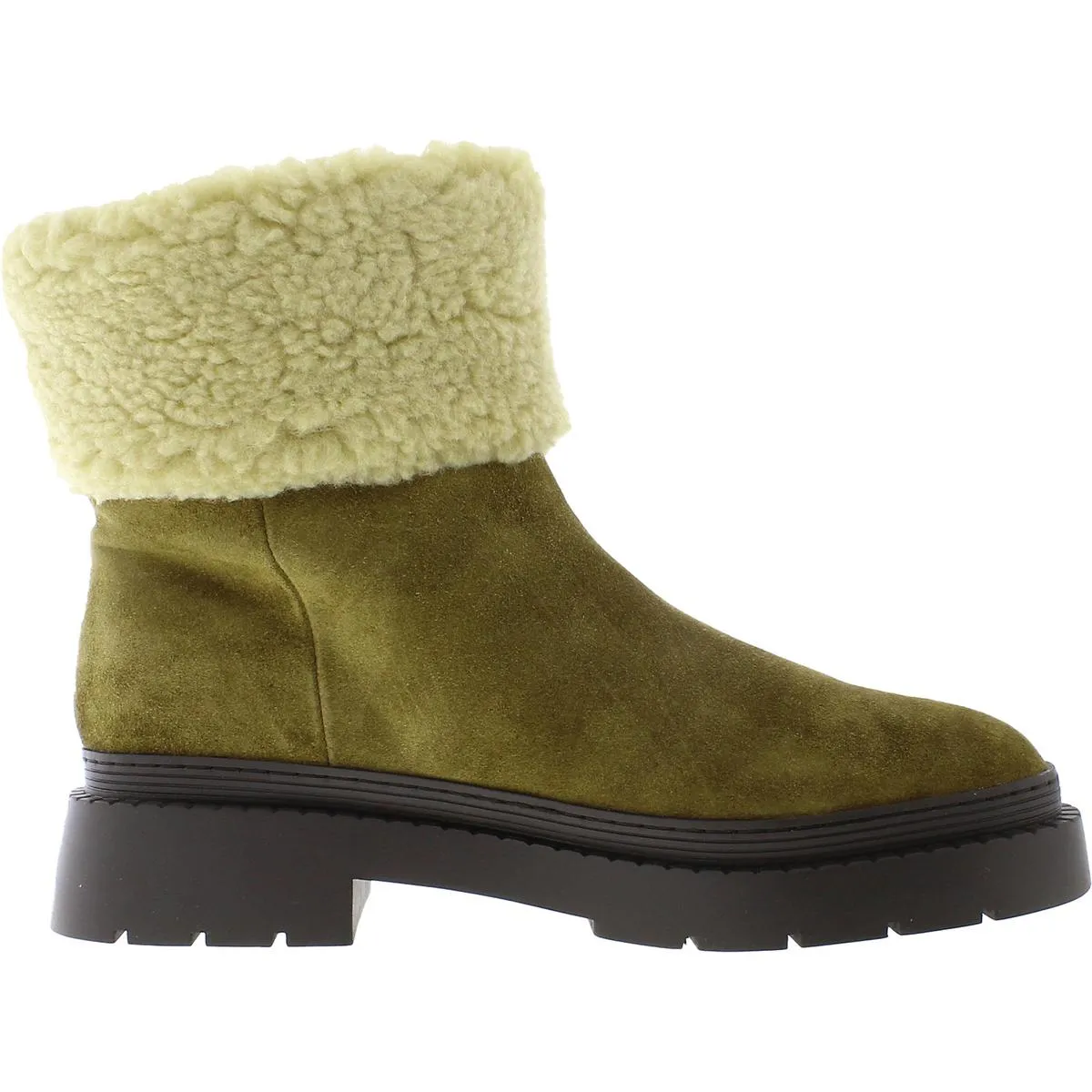 Vina Womens Suede Faux Fur Lined Winter & Snow Boots