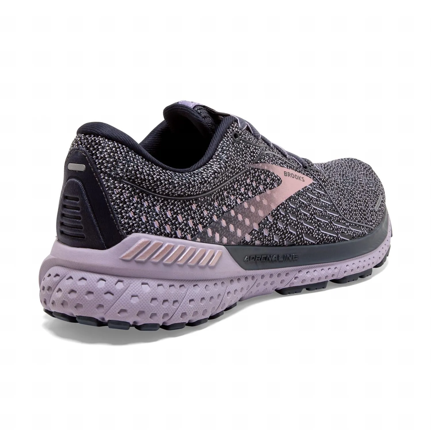 Women's Adrenaline Gts 21 Running Shoes - B/medium Width In Ombre/lavender/metallic