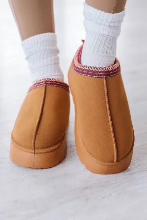 Women's Billy Plush Lined Flats In Chesnut