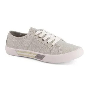 Women's Casual Canvas Sneakers In Grey