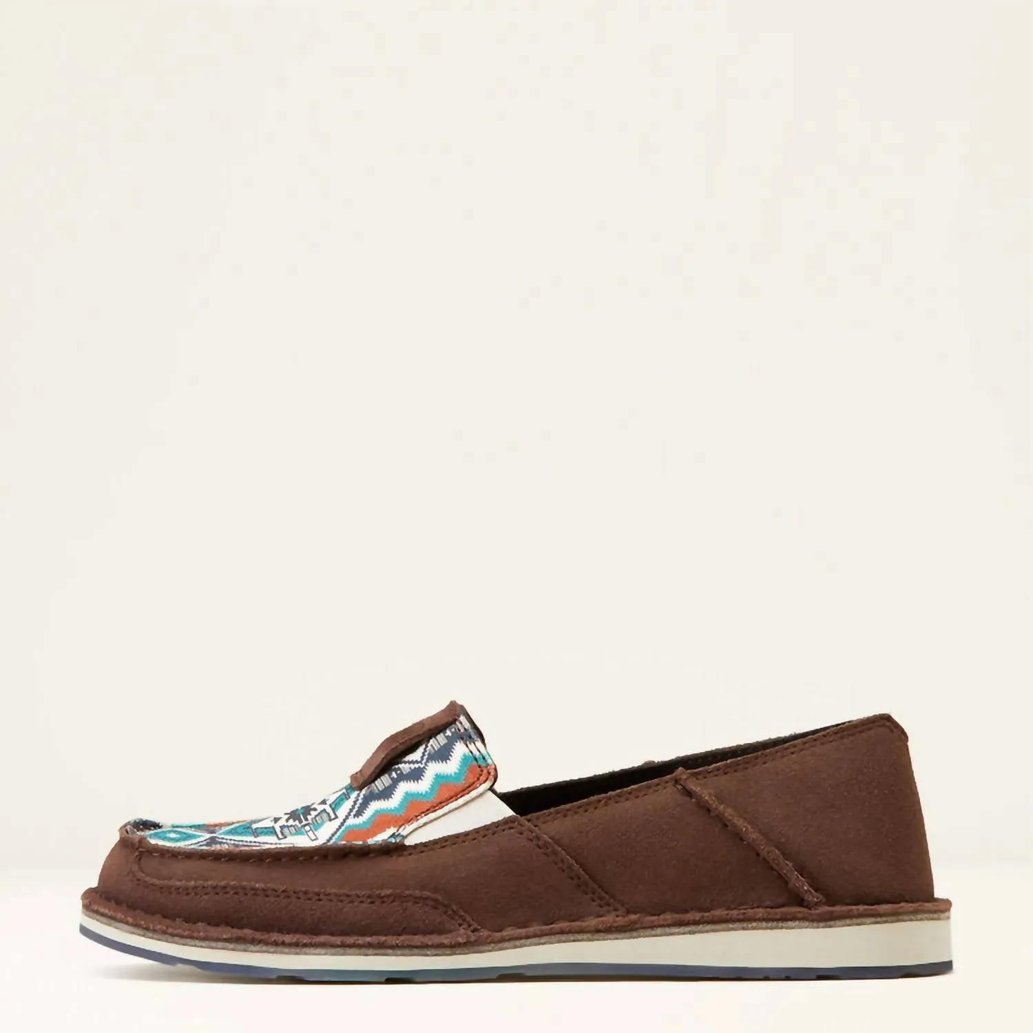 Women's Cruiser Chimayo Loafer - Medium In Chocolate Suede
