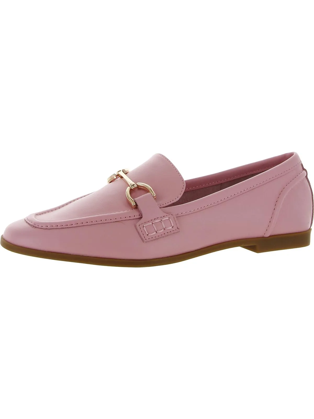 Womens Cushioned Footbed Horsebit Loafers