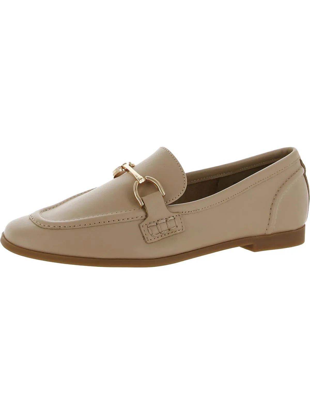 Womens Cushioned Footbed Horsebit Loafers