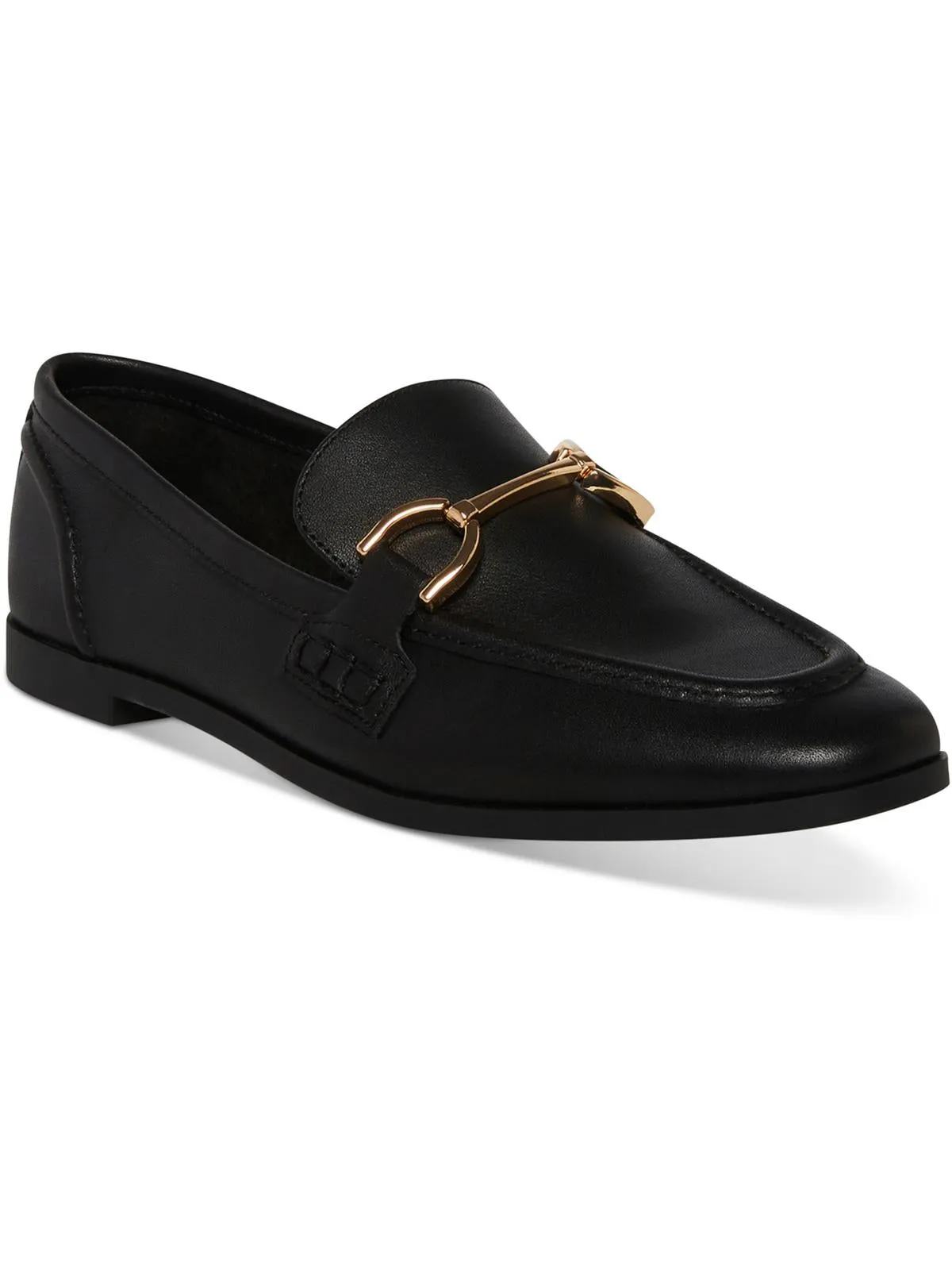 Womens Cushioned Footbed Horsebit Loafers