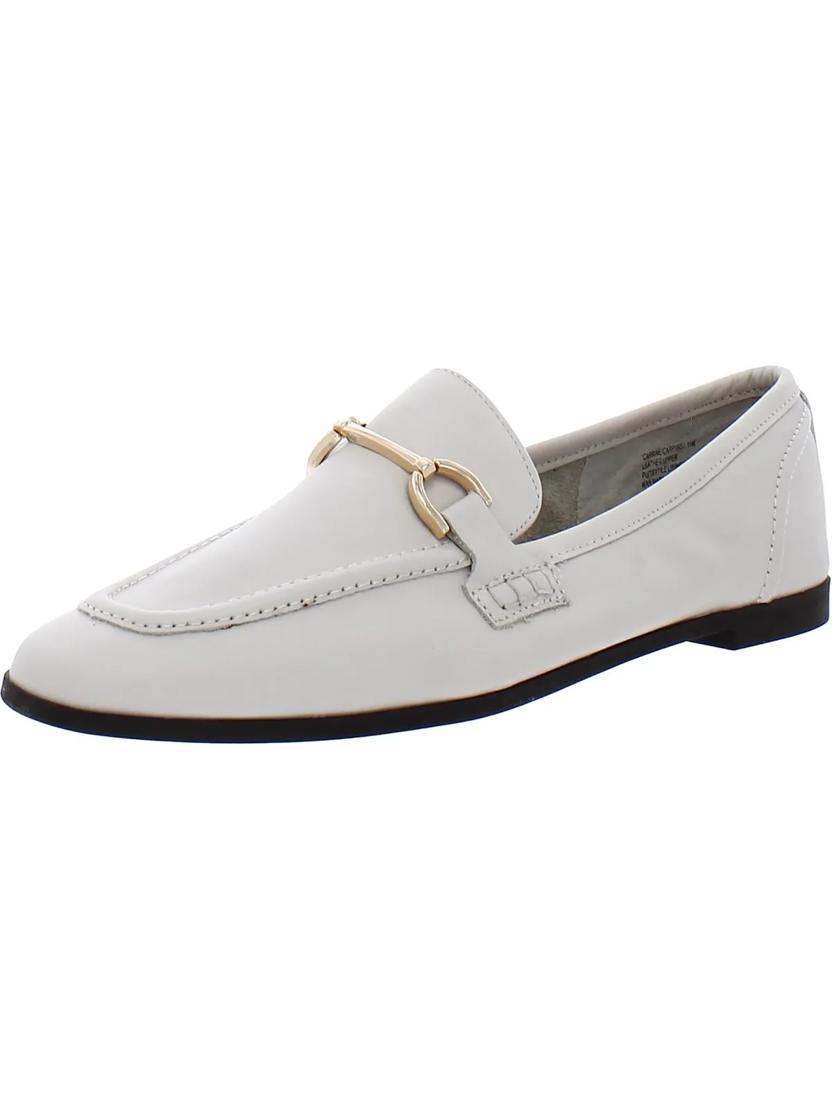 Womens Cushioned Footbed Horsebit Loafers