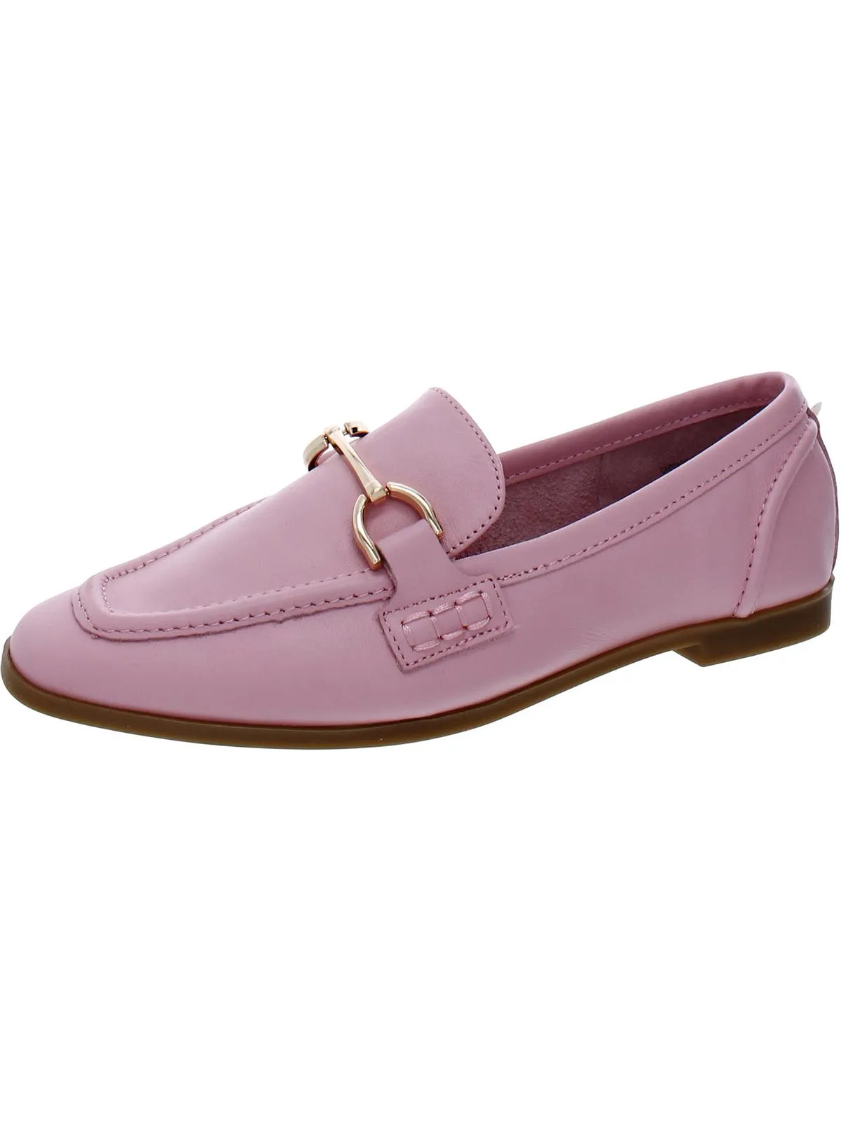 Womens Cushioned Footbed Horsebit Loafers
