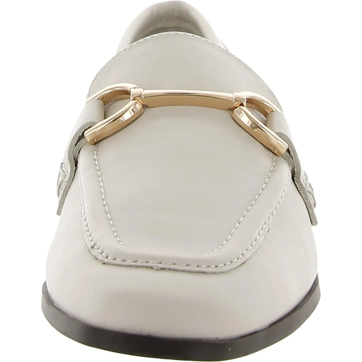 Womens Cushioned Footbed Horsebit Loafers