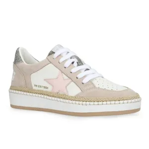 Women's Denisse Star Sneaker In Raffia/pink/silver