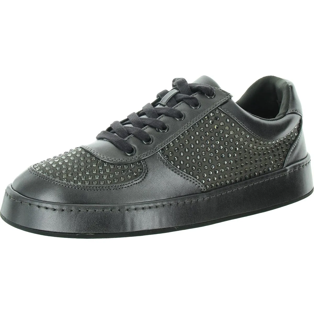 Womens Embellished Faux Leather Casual And Fashion Sneakers