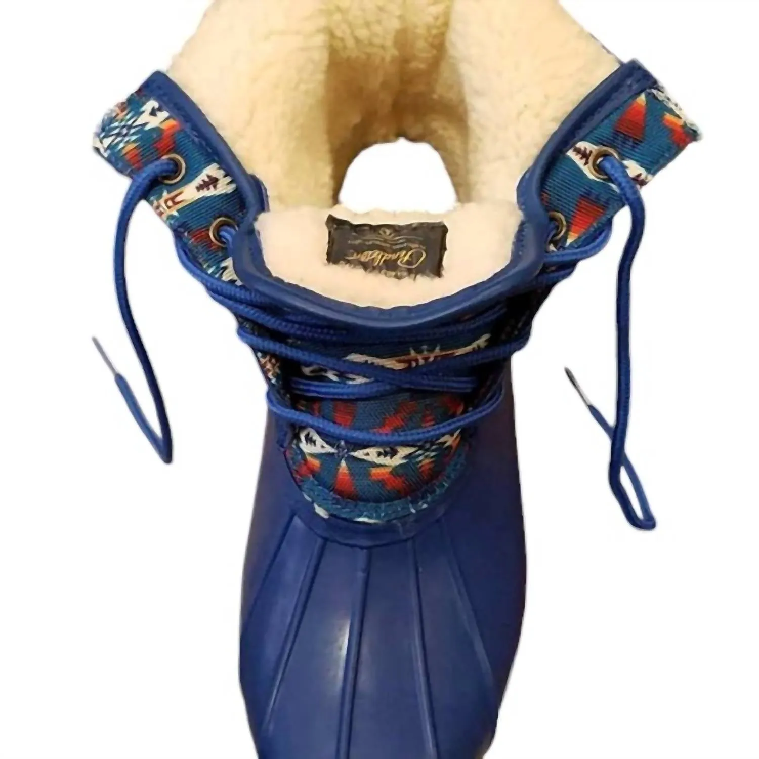Women’S Heritage Tucson Print Duck Short Fashion Boots In Navy