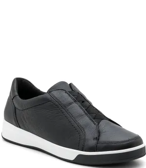 Women's Rei Low Sneakers In Black Calf