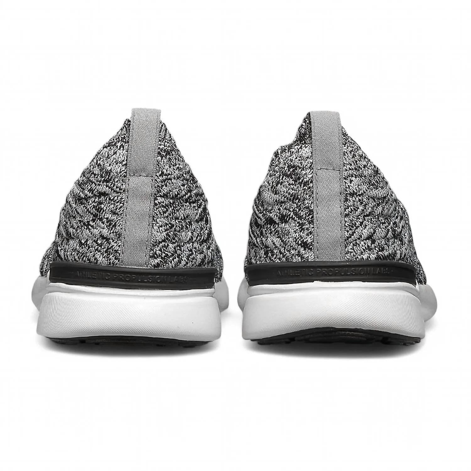 Women's Techloom Wave Running Shoes In Heather Grey/black/white