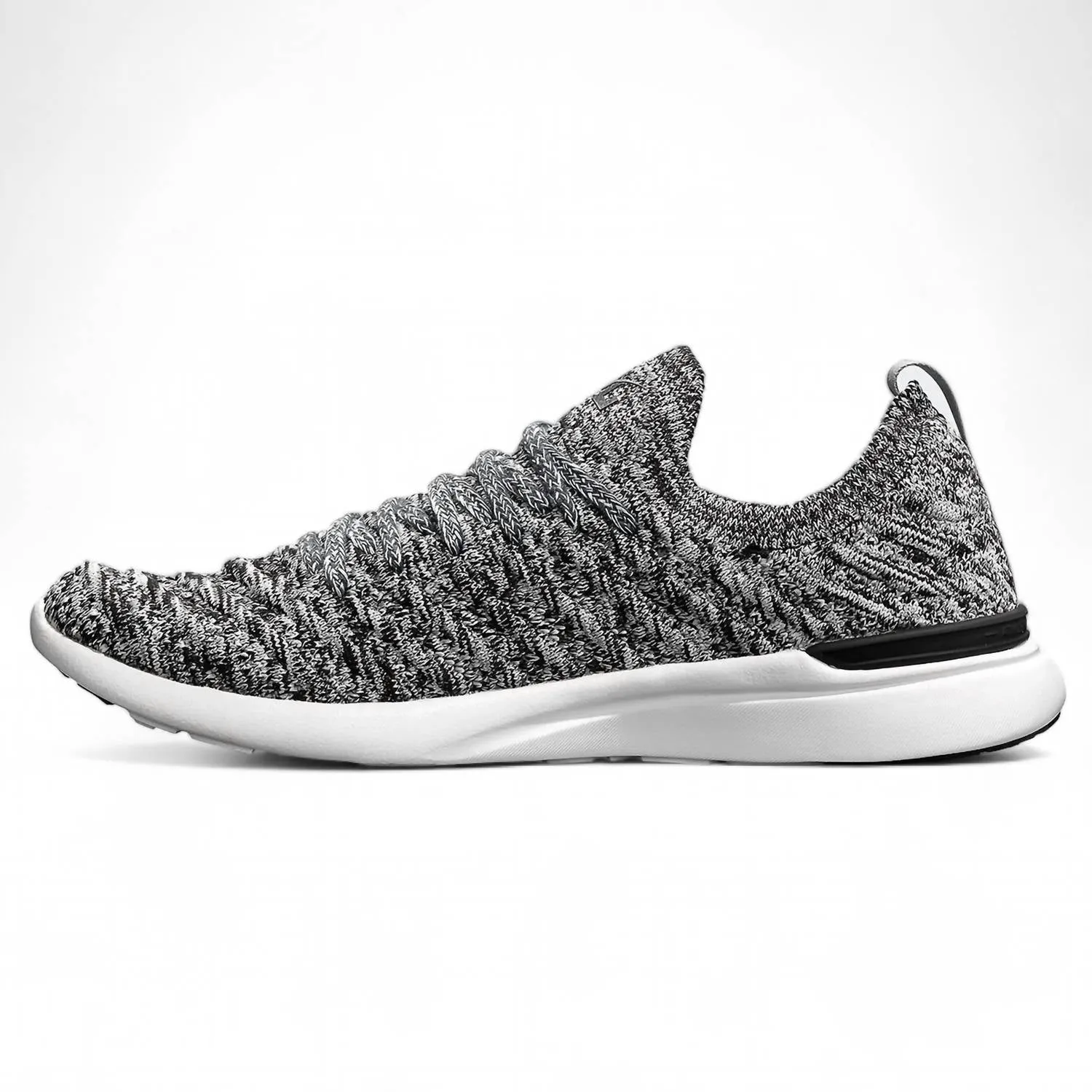 Women's Techloom Wave Running Shoes In Heather Grey/black/white