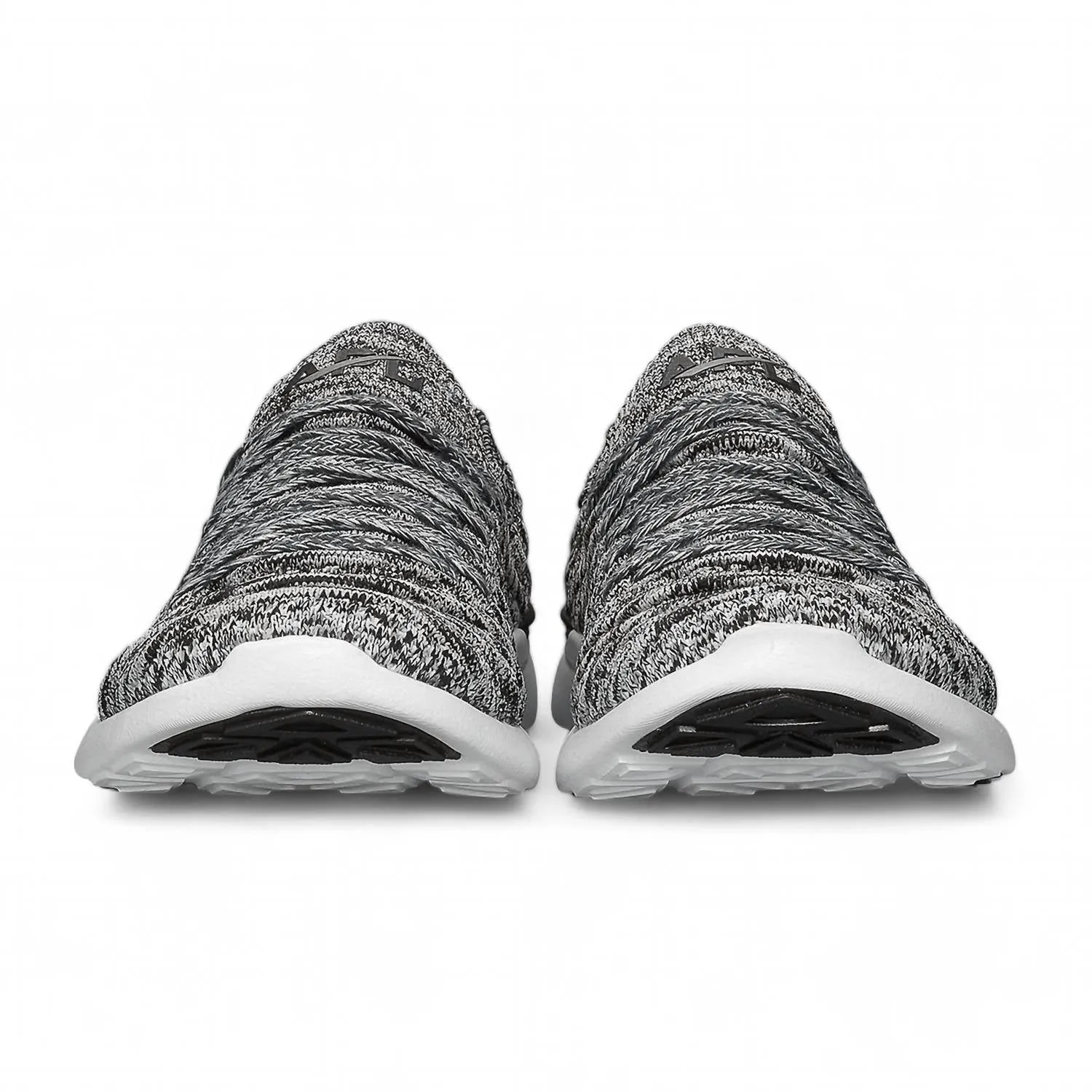 Women's Techloom Wave Running Shoes In Heather Grey/black/white