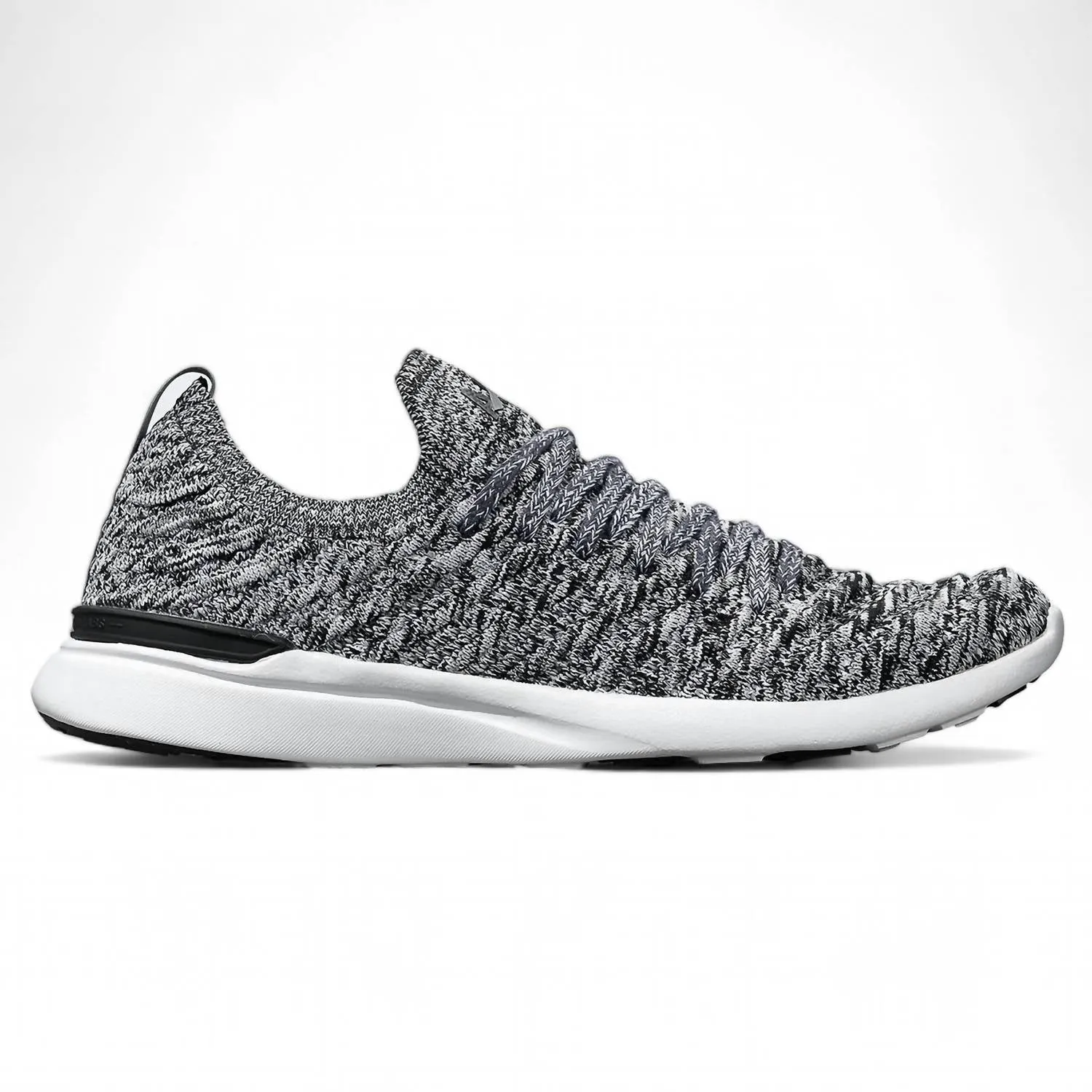 Women's Techloom Wave Running Shoes In Heather Grey/black/white