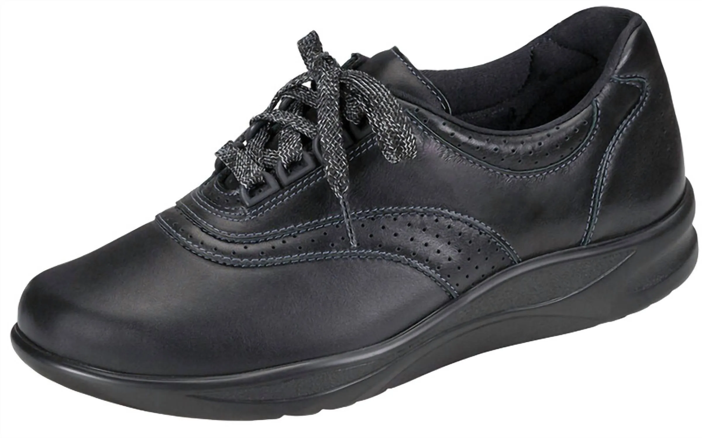 Women's Walk Easy Walking Shoe - Medium Width In Black