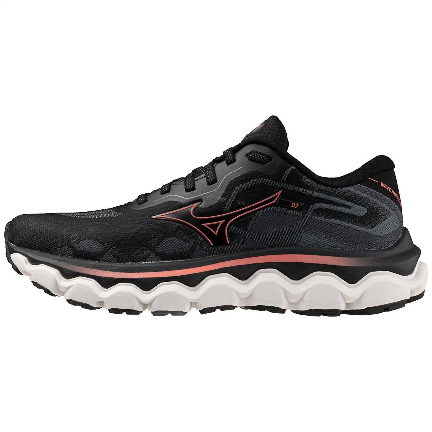 Women's Wave Horizon 7 Running Shoes - Wide In Black/dubarry