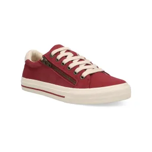 Women's Z Soul Sneakers Wide Width In Crimson/ecru Distressed